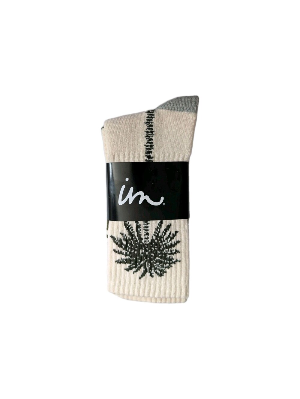 Imperial Motion Crew Socks Large Palm Tree